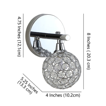 Maeve Iron/Glass Contemporary Glam LED Vanity Light - JONATHAN Y